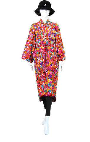 Embroidered Gypset Coat - Red