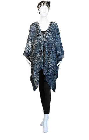 Ikat Silk - Seamed Tunic Top