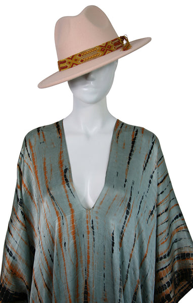 Fedora Custom Hat - Pink Straw