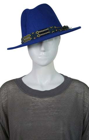 Fedora Custom Hat - Cobalt Blue