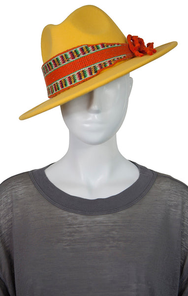 Fedora Hat - Yellow