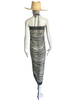 Silk Sarong & Mega Scarf - Ikat Black