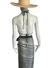 Silk Sarong & Mega Scarf - Ikat Black