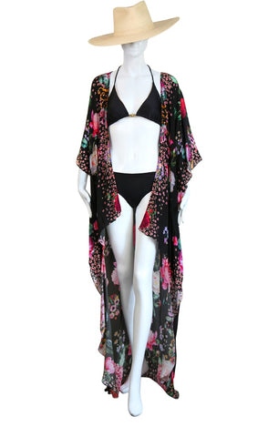 High Low Kimono Cover Up