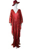 Long Silk V-neck Kaftan - Handmade Tie Dye