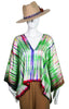 Tie Dye Cropped Silk Top - Multi