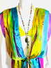 Beaded Necklace With Horn Pendant