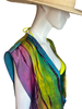 Tie Dye Silk Robe
