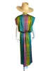 Tie Dye Silk Robe