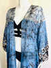 3/4 Long Open Front Silk Kaftan