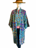 Embroidered Gypset Coat - Teal Multi