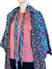 Embroidered Gypset Coat - Teal Multi