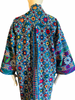 Embroidered Gypset Coat - Teal Multi
