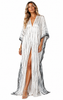 Extra Long Silk Kaftan with Open Front