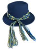 Fedora Custom Hat - Navy Blue