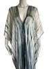 Long Silk Slit Kaftan - Handmade Tie Dye