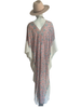 Long Cotton/Silk Kaftan - Midsummer
