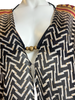 Floor Long Open Front Silk Kaftan
