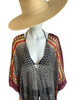 Floor Long Open Front Silk Kaftan