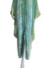 Long Tie Dye Silk Vacation Dress