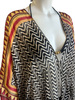 Floor Long Open Front Silk Kaftan