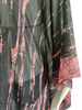 Knee Length Open Front Kaftan - Tie Dye