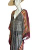 Floor Long Open Front Silk Kaftan
