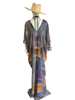 Long Open Front Kaftan - NOMADIC MOSAIC