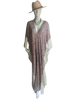 Long Cotton/Silk Kaftan - Midsummer
