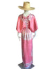 Silk Robe - Pink Batik