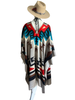 Mid Length Silk Maxi Kaftan - Tahoe