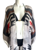 Knee Length Open Front Silk Kaftan - Tahoe