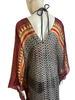 Floor Long Open Front Silk Kaftan