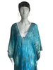 Long Silk Cover Up Kaftan - Sheer