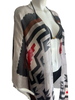Knee Length Open Front Silk Kaftan - Tahoe