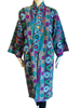Embroidered Gypset Coat - Teal Multi