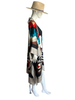 Mid Length Silk Maxi Kaftan - Tahoe