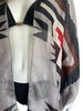Knee Length Open Front Silk Kaftan - Tahoe