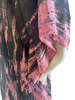 Knee Length Open Front Kaftan - Tie Dye