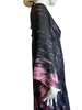 Knee Length Open Front Kaftan - Tie Dye