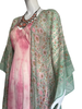 Long Open Front Silk Kaftan - Midsummer