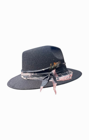 Fedora Custom Hat - Black