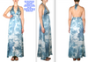 Ikat Halter Dress - Black/Ivory