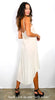 Longer Cascade Slip - White