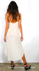 Longer Cascade Slip - White