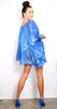 Cape Cod Ruffle Dress - Strong Blue