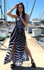 Zebra - Long Slit Dress