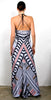 Art Deco - Long Spaghetti Dress