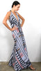 Art Deco - Long Spaghetti Dress