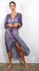 Cape Cod Cascade Robe - Grey/Pink